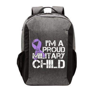 Military Child Month Boys Shirt Purple Up Brat Kid Vector Backpack