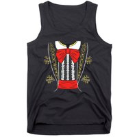 Mariachi Charro Mexican Costume For Cinco De Mayo Halloween Tank Top