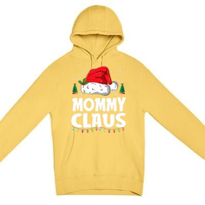 Mommy Claus Matching Group Xmas Family Christmas Pajama Meaningful Gift Premium Pullover Hoodie