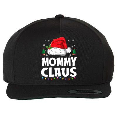 Mommy Claus Matching Group Xmas Family Christmas Pajama Meaningful Gift Wool Snapback Cap