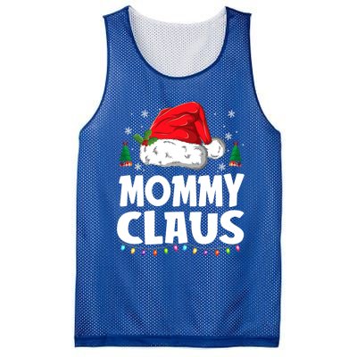 Mommy Claus Matching Group Xmas Family Christmas Pajama Meaningful Gift Mesh Reversible Basketball Jersey Tank