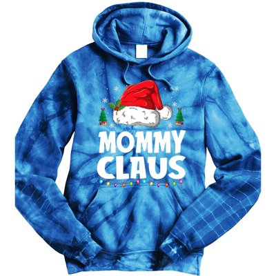 Mommy Claus Matching Group Xmas Family Christmas Pajama Meaningful Gift Tie Dye Hoodie