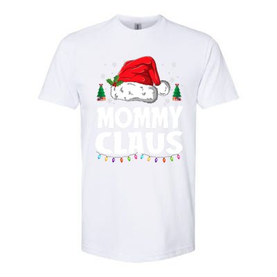 Mommy Claus Matching Group Xmas Family Christmas Pajama Meaningful Gift Softstyle CVC T-Shirt