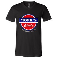 MonkS Cafe V-Neck T-Shirt