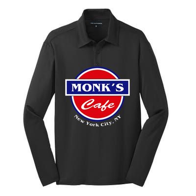 MonkS Cafe Silk Touch Performance Long Sleeve Polo