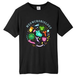 Meowcrobiology Cat Meow Microbiology Science Bacteriology Tall Fusion ChromaSoft Performance T-Shirt