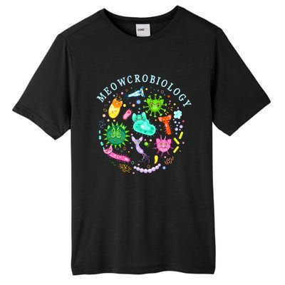 Meowcrobiology Cat Meow Microbiology Science Bacteriology Tall Fusion ChromaSoft Performance T-Shirt