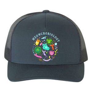 Meowcrobiology Cat Meow Microbiology Science Bacteriology Yupoong Adult 5-Panel Trucker Hat