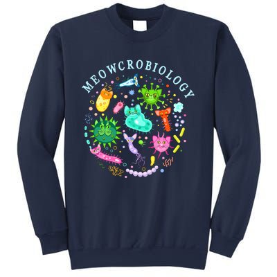 Meowcrobiology Cat Meow Microbiology Science Bacteriology Sweatshirt