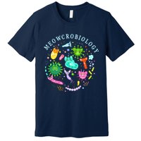 Meowcrobiology Cat Meow Microbiology Science Bacteriology Premium T-Shirt