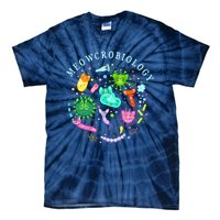 Meowcrobiology Cat Meow Microbiology Science Bacteriology Tie-Dye T-Shirt