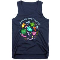 Meowcrobiology Cat Meow Microbiology Science Bacteriology Tank Top