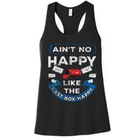 Mail Carrier Mailman AinT No Happy Like The Last Box Happy Women's Racerback Tank