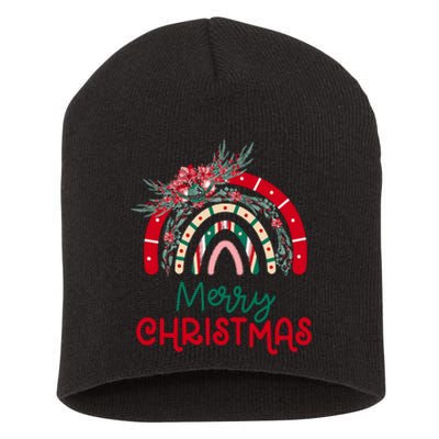 Merry Christmas Short Acrylic Beanie