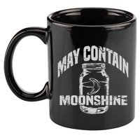 May Contain Moonshine Funny Gift 11oz C Handle Ceramic Mug