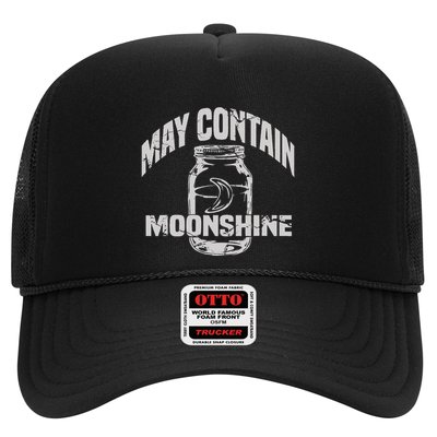 May Contain Moonshine Funny Gift Trucker Hat