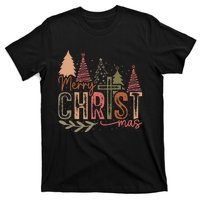 Merry Christ Mas Christian Jesus Christmas Pjs Xmas Pajamas T-Shirt