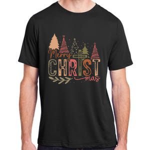 Merry Christ Mas Christian Jesus Christmas Pjs Xmas Pajamas Adult ChromaSoft Performance T-Shirt