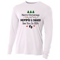 Merry Christmas Mommy And Daddy See You In 2024 Cooling Performance Long Sleeve Crew