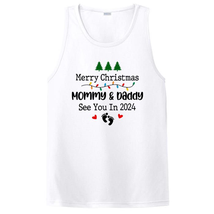 Merry Christmas Mommy And Daddy See You In 2024 PosiCharge Competitor Tank