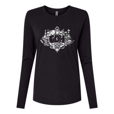 MTG Commander Womens Cotton Relaxed Long Sleeve T-Shirt