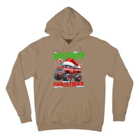 Merry Christmas Monster Truck Funny Xmas Santa Hat Hoodie