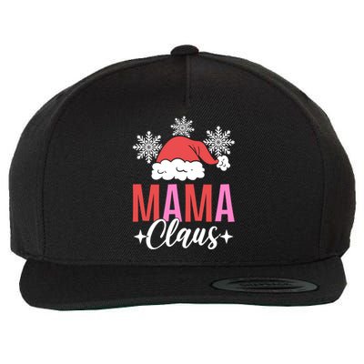 Mama Claus Mall Santa Gift Wool Snapback Cap