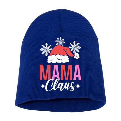 Mama Claus Mall Santa Gift Short Acrylic Beanie