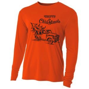 Merry Christmas Cooling Performance Long Sleeve Crew