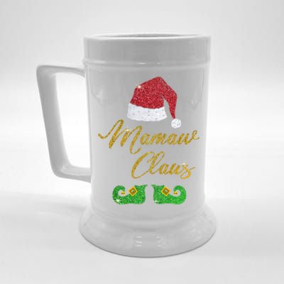 Mamaw Claus Matching Family Group Christmas Costume Gift Beer Stein