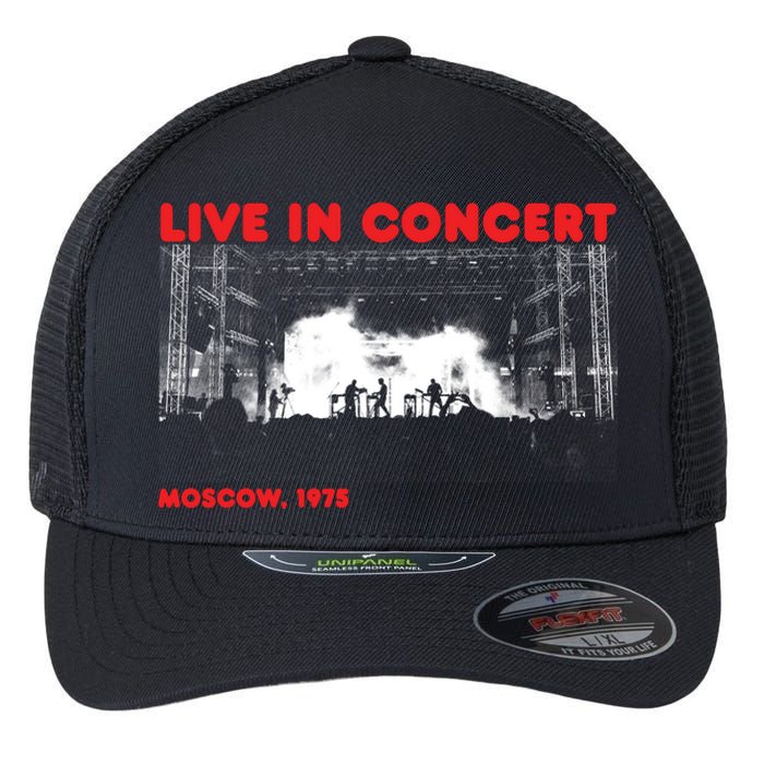 Music Concert Moscow 1975 Flexfit Unipanel Trucker Cap