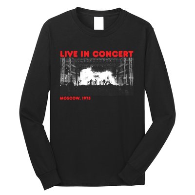 Music Concert Moscow 1975 Long Sleeve Shirt