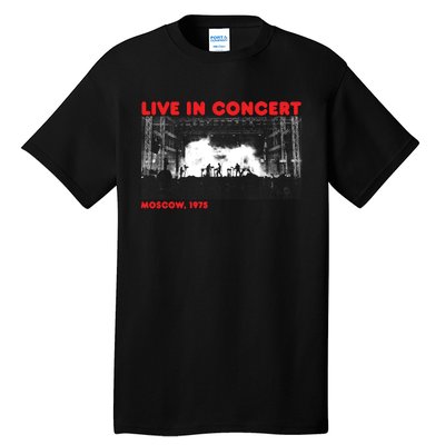 Music Concert Moscow 1975 Tall T-Shirt