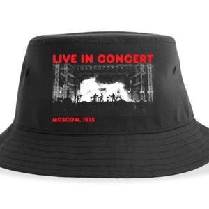 Music Concert Moscow 1975 Sustainable Bucket Hat