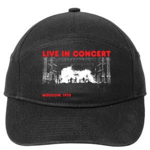 Music Concert Moscow 1975 7-Panel Snapback Hat