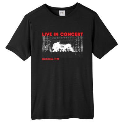 Music Concert Moscow 1975 Tall Fusion ChromaSoft Performance T-Shirt