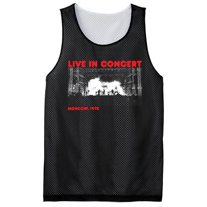 Music Concert Moscow 1975 Mesh Reversible Basketball Jersey Tank