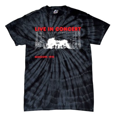 Music Concert Moscow 1975 Tie-Dye T-Shirt