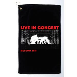 Music Concert Moscow 1975 Platinum Collection Golf Towel