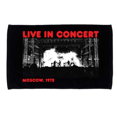 Music Concert Moscow 1975 Microfiber Hand Towel