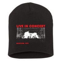 Music Concert Moscow 1975 Short Acrylic Beanie