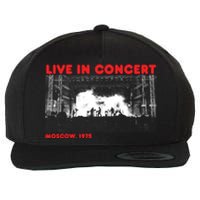 Music Concert Moscow 1975 Wool Snapback Cap