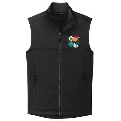 Merry Christmas Miami Football Est 1965 Collective Smooth Fleece Vest