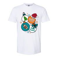 Merry Christmas Miami Football Est 1965 Softstyle CVC T-Shirt