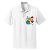 Merry Christmas Miami Football Est 1965 Dry Zone Grid Polo