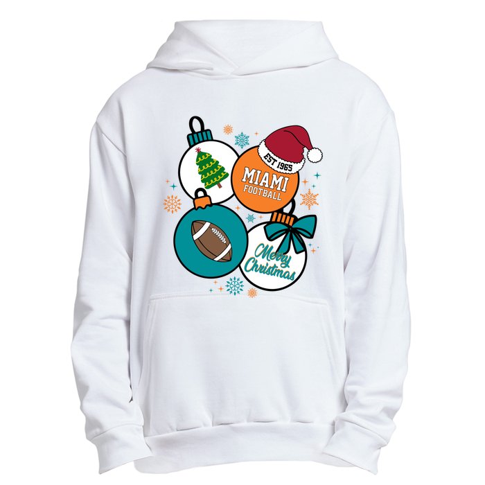 Merry Christmas Miami Football Est 1965 Urban Pullover Hoodie