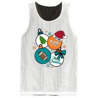 Merry Christmas Miami Football Est 1965 Mesh Reversible Basketball Jersey Tank