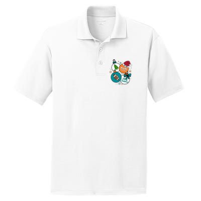 Merry Christmas Miami Football Est 1965 PosiCharge RacerMesh Polo