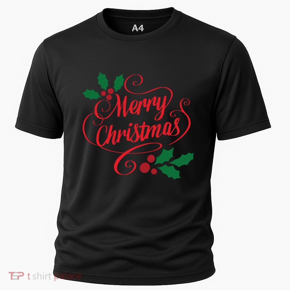Merry Christmas Mistletoe Winter Performance Shirt