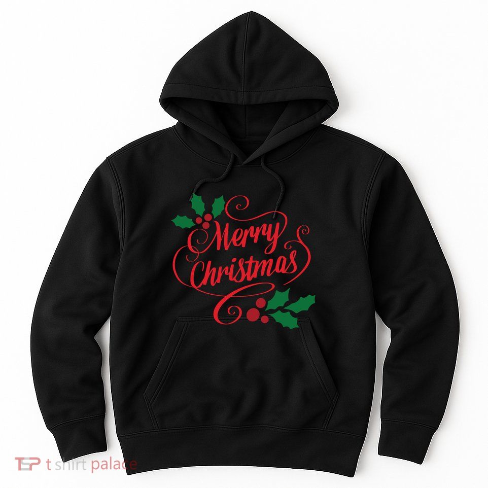 Merry Christmas Mistletoe Winter Hoodie